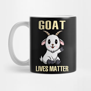 Goat Magic Fashionable Tee Celebrating the Playfulness of Farm Animals Mug